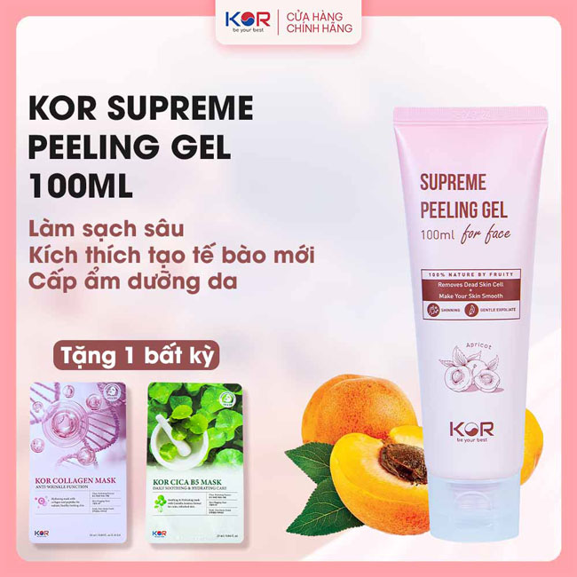 Gel tẩy tế bào chết KOR – Hàn Quốc Supreme Peeling Gel