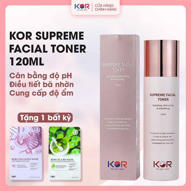 Toner cấp ẩm KOR – Hàn Quốc Supreme Facial